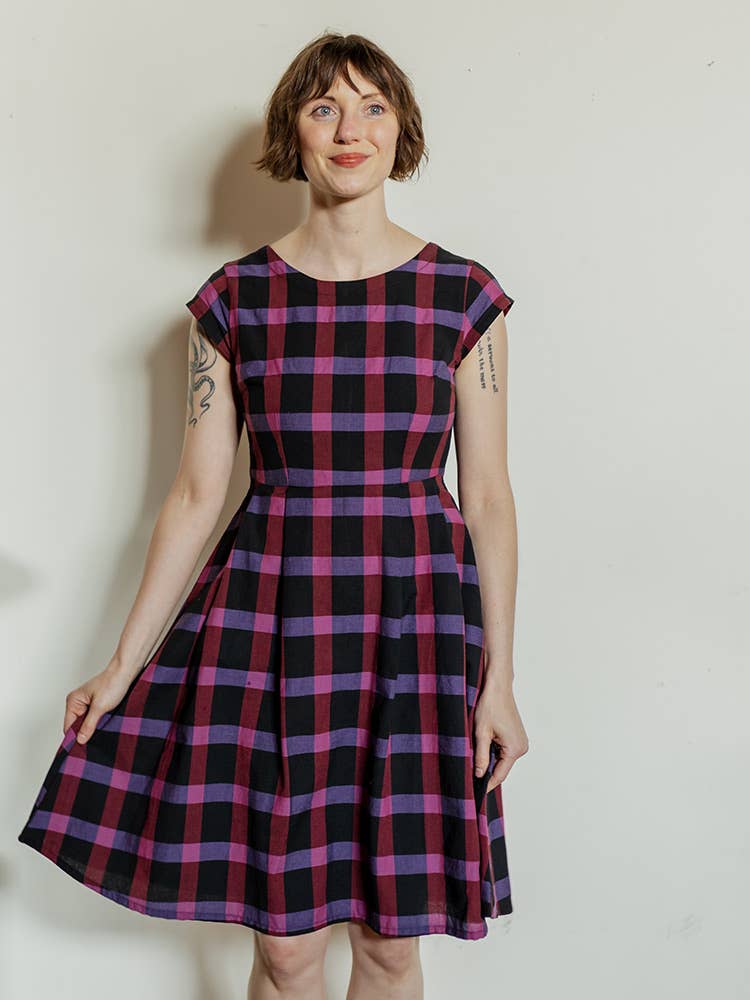 Devonshire Ultra Violet Plaid