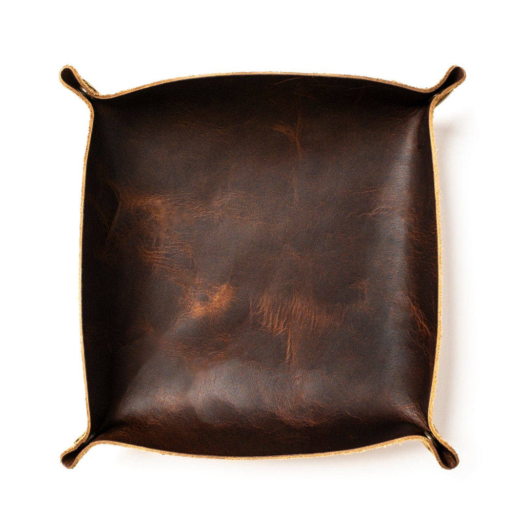 Leather Valet Tray | Heritage Brown