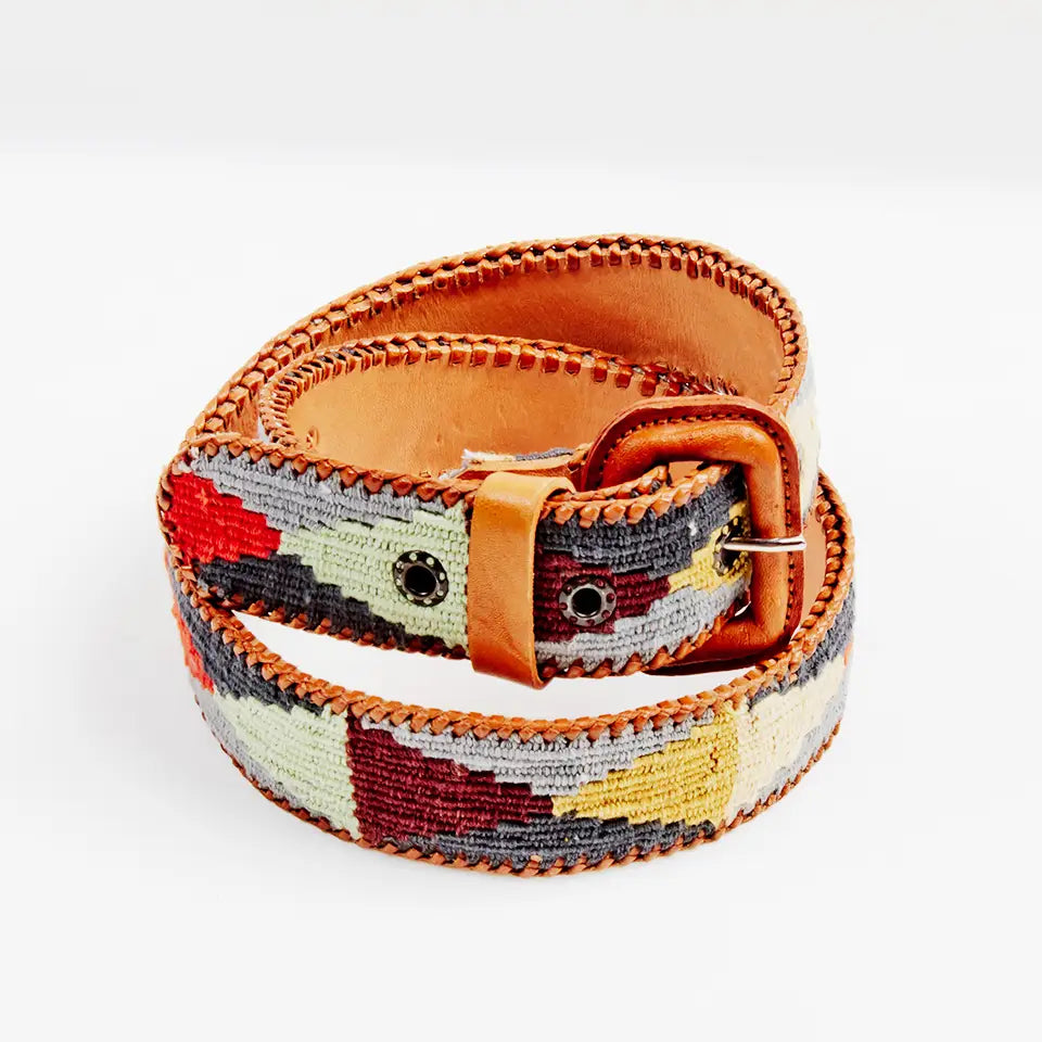 Geometric Handwoven Belt | 3 Size Options
