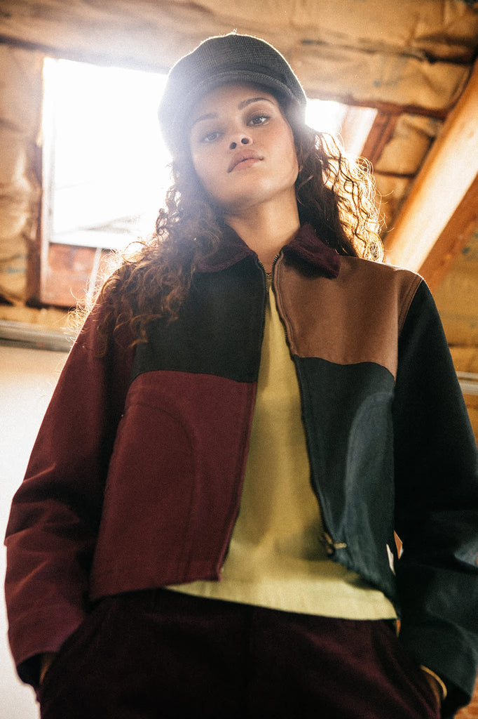 Mechanics Jacket | Port/Black/Pinecone Brown