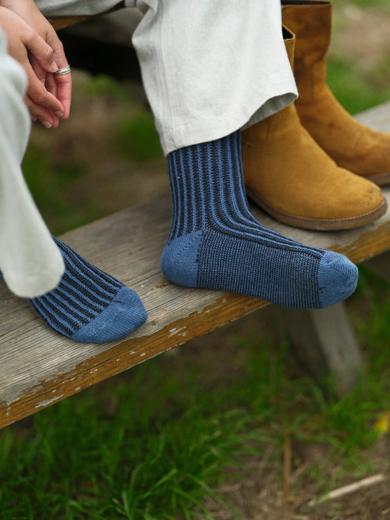 Two Tone Rib Sock