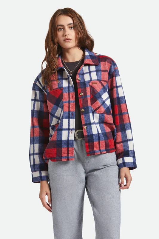 Bowery Soft Brushed Flannel | Adrenaline Rush/Navy