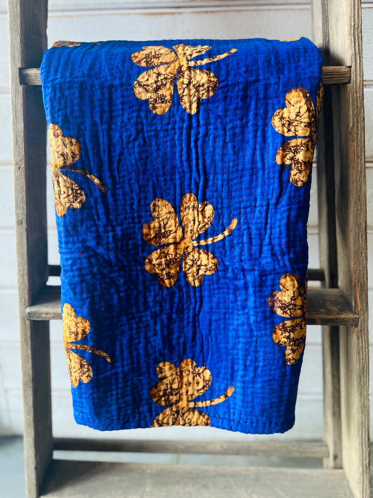 Kantha Baby Blanket
