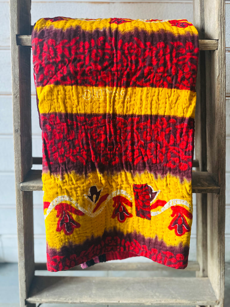 Kantha Baby Blanket
